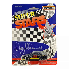 Matchbox Ford Thunderbird - Davey Allison #28 - Vintage 80's  Racing Super Stars -