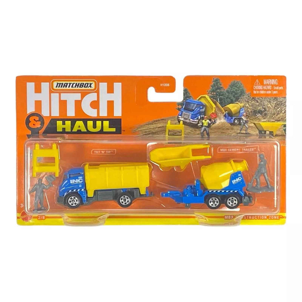 Matchbox MBX Construction Zone - Matchbox Hitch & Haul Series -