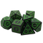 Magic Flame (Green) - "Enchanted Ent" - 7 Piece DnD Dice Set | Acrylic RPG Gaming Dice