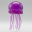 Purple Wannabe Jellysquish Jellyfish (Water Squish)