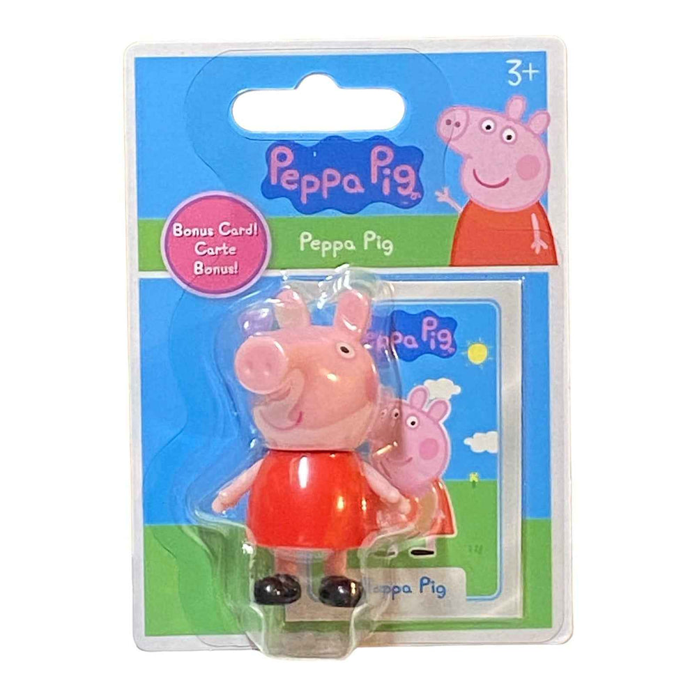 Peppa Pig Miniature Figure / Cake Topper with Bonus Card -