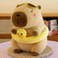 12-32cm Capybara Plush Simulation Capibara Anime Fluffty Toy Cute Doll Stuffed Animals Soft Doll Plush Children Christmas Gift