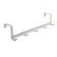 5-Hook Over-the-Door Organizer Rack – Home & Bathroom Hanger for Clothes, Coats, Hats, Towels, Kitchen Accessories