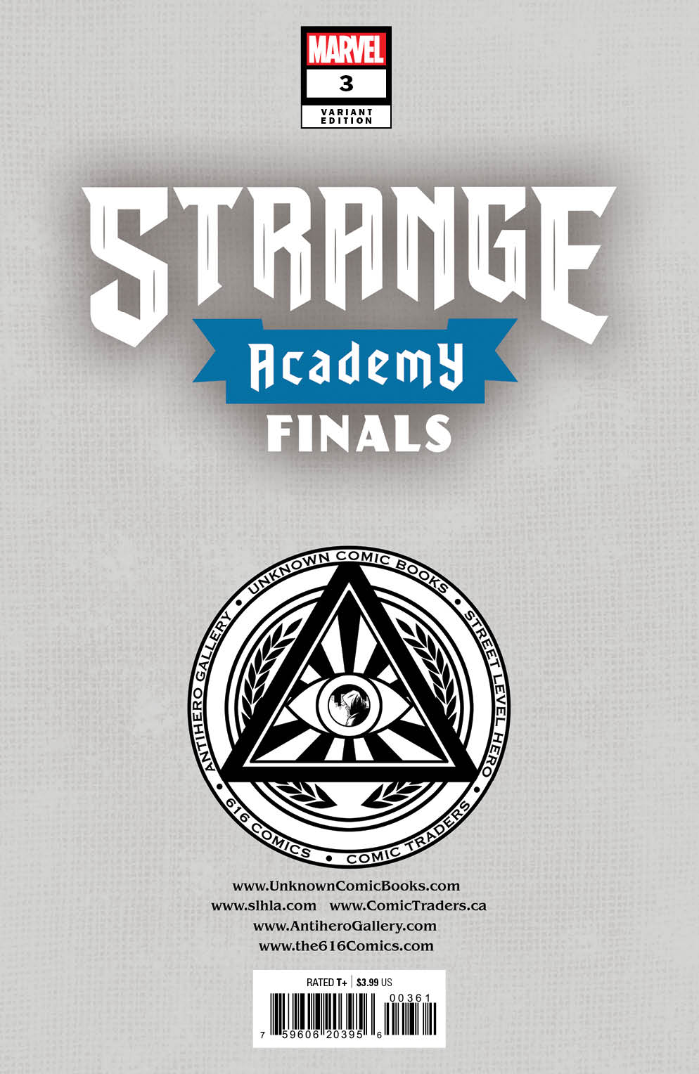 Strange Academy: Finals #3 Unknown Comics Sabine Rich Exclusive Var (12/28/2022) - Collectors World Toys