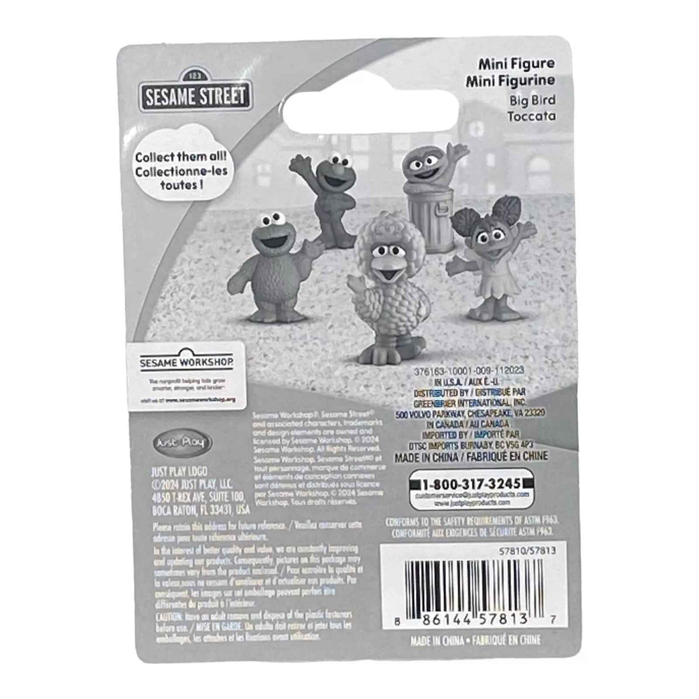 Big Bird Sesame Street Mini Figurine with Bonus Card -