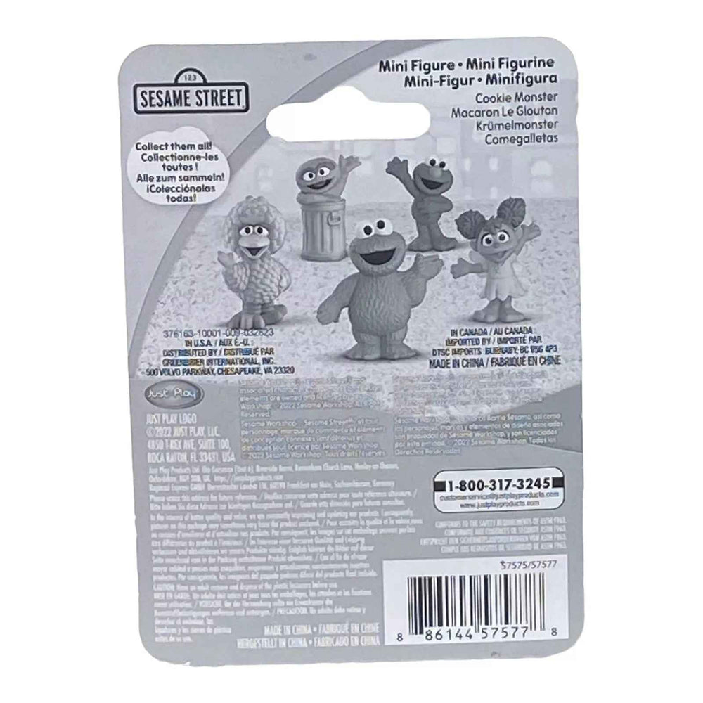 Cookie Monster Mini Figure / Cake Topper - Sesame Street -