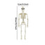 1pc Happy Halloween Modeling Humanoid Skeleton Decorative Props Haunted House Home Bedroom Balcony Decoration Party DIY Supplies