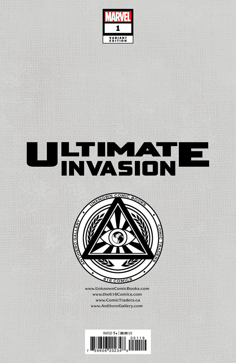 Ultimate Invasion #1 Unknown Comics Davide Paratore Exclusive Var (06/21/2023) - Collectors World Toys