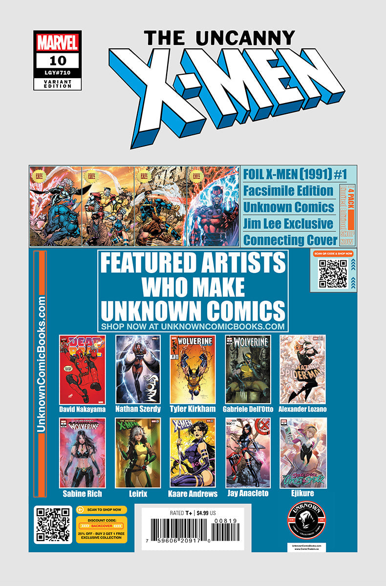 Uncanny X-Men #10 Unknown Comic David Nakayama Exclusive Var (02/05/2025) (02/19/2025) - Collectors World Toys