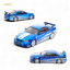Fast Speed Skyline GT-R R34 Nismo Z-Tune - Blue with Silver Stripes 1:64