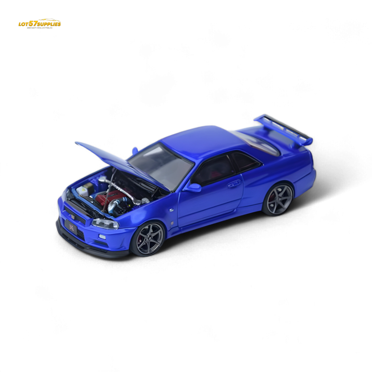 Focal Horizon Skyline GT-R R34 V-SPEC-II - Bayside Blue 1:64
