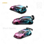DCM Kevmannz 1996 EG6 Hatchback Wide Body - Dazzling Colorful Short Spoiler 1:64