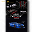(Pre-Order) Hone Model Dodge VIPER ACR - Competition Blue 1:64