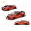 (Pre-Order) Liberty 64 Mustang Lowered Widebody Kit - Metallic Orange + Black Stripes 1:64