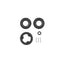 RC28R Spur Gear and Differential Cover Set
