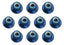 FT Blue 3mm Locknut (10)
