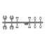 RC10TC8 Shock Ball Ends and Spring Cups