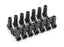 Ball Cups, Molded, Black (18 pcs)