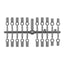 RC10 4WD Ball Cups, For 3.5mm Turnbuckles