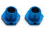 FT 17mm Wheel Hexes, +0mm, Blue Aluminum