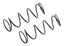Front Shock Springs, Blue, 54mm, 4.80 lb/in