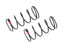 13mm Front Shock Springs Red 4.0lb/in, L44, 6.25T, 1.2D