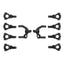 RC10B7.1 Caster and Steering Block Set