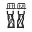 RC10B7 Rear Suspension Arms V2, 78mm