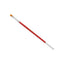 Atlas Brushes - Golden Taklon Flat Brush, Size 1/0, 1 Brush