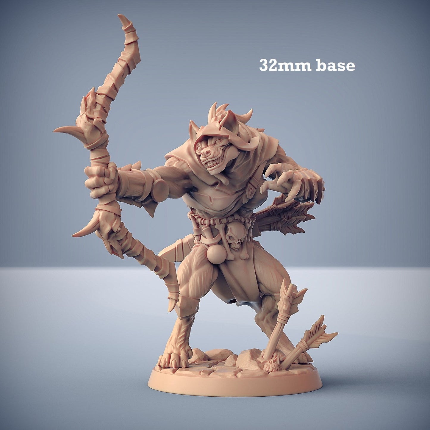 Bonegnasher Gnoll: Sculpt F (Female Gnoll Ranger)