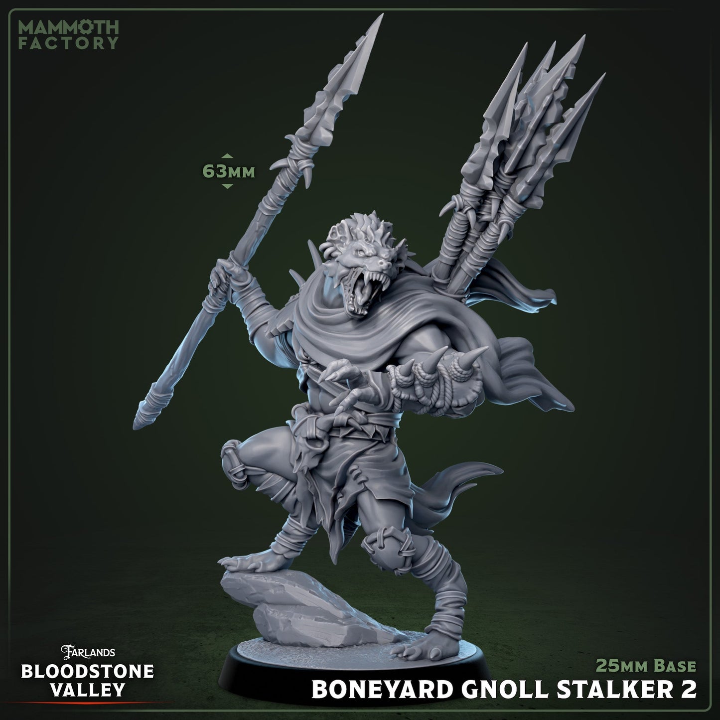 Boneyard Gnoll Stalker: Sculpt 2