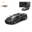 Mini-GT Jaguar C-X75 Test Car - Carbon Fiber #997 1:64 MGT00997