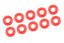 Shock Body O-Ring - Silicone - 2.9x6.5mm - 10 pcs: SBX410