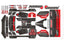Body Decal Sheet - Punisher 4 - Pre-Cut - Color Red - 1pc