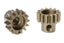 M1.0 Pinion - Short - Hardened Steel - 14 Teeth - Shaft Dia. 5mm