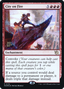 City on Fire (PRE-135S) - March of the Machine Promos Foil