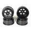Trinidad SC Wheels-Assoc SC5M- SC10-ProSC/+3mm/Black/4pcs