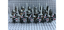 12-Piece Medieval Grey Soldier Army Set