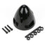 2" Spinner (3 Blade) Black