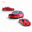 DCM BMW M3 E30 in Red - Gold Wheels 1:64