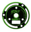 Black Phoenix Endplate with Green Chamfered Edges