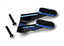 B74 HD Wing Mount, 7075 with 2 Color Anodizing