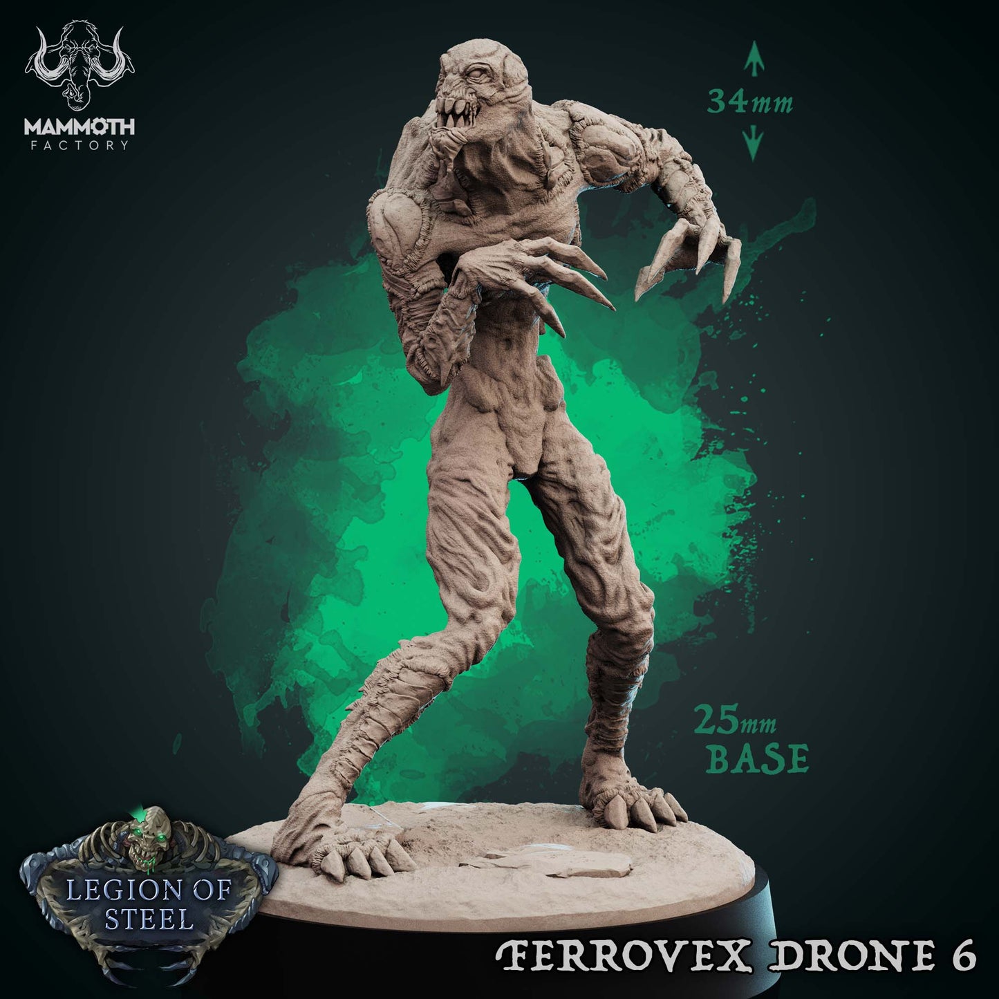Ferrovex Drone: Sculpt 6 (Ghoul Horror)