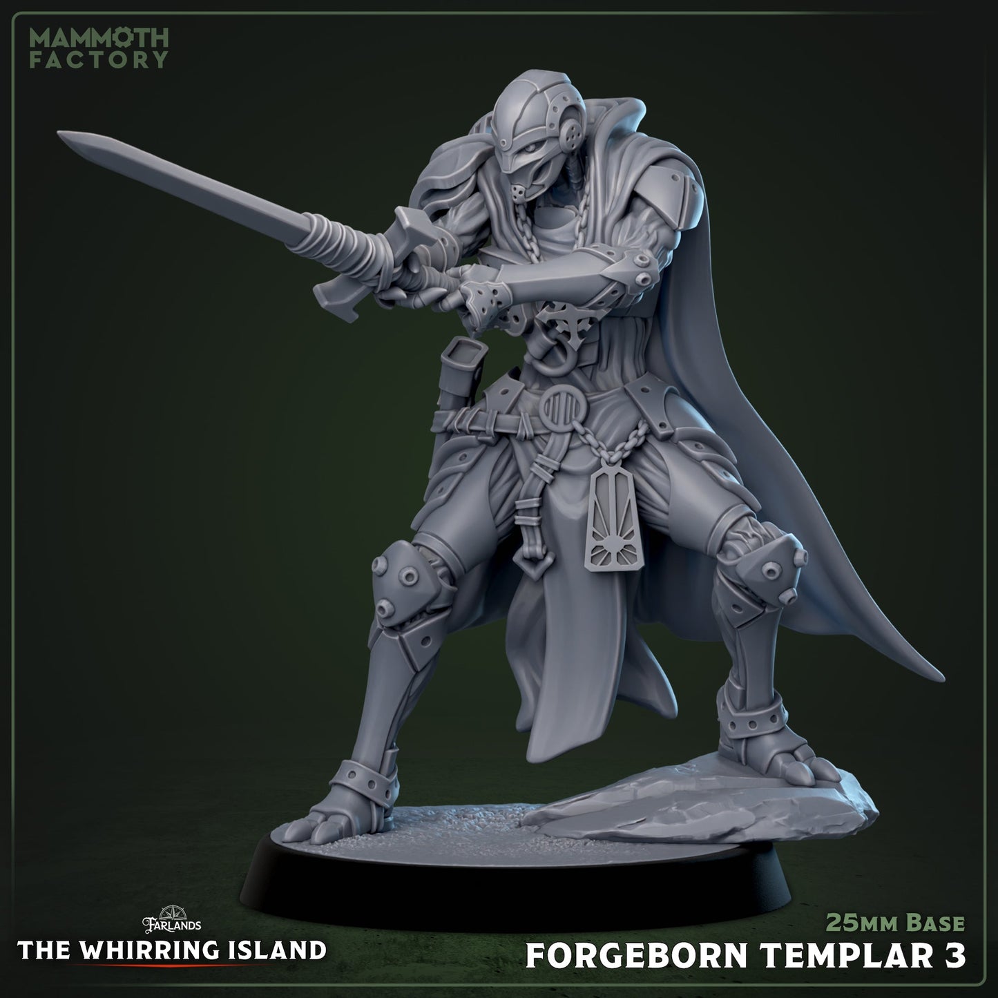 Forgeborn Templar: Sculpt 3 (Warforged Knight)