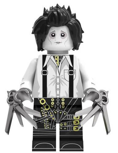 Edward Scissorhands Custom Minifig – White Outfit Variant