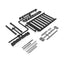 Off-road roof rack & LED light bar set