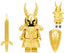 Gold Dark Soul Knight Custom Minifig