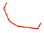 Rear Sway Bar (2mm/Orange) WR8