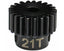 21T 0.5 Mod Hardened Steel Pinion Gear, 1/8 Bore