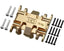 Brass Center Gearbox Mount, SCX30